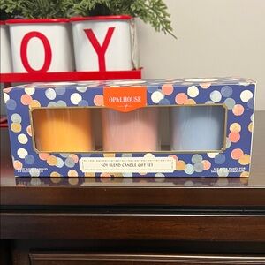Opalhouse Colorful Soy Candle Set